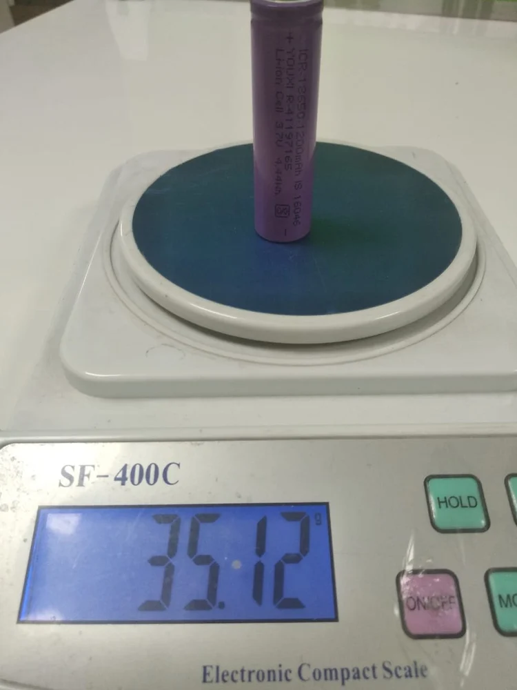 18650 Lithium Ion Cell 100% Original 1200 Mah