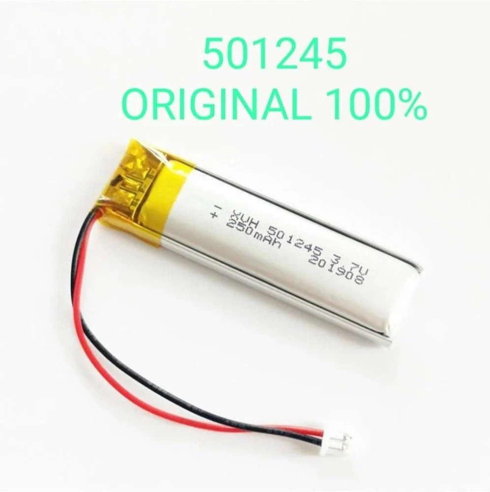 Lipo 501245 polymer battery 250 mAh 100% original